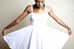 Toni White Dress